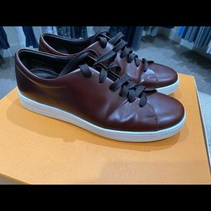 Brown Prada sneakers lightly worn